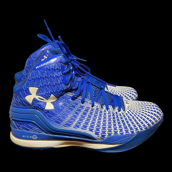 UNDER ARMOUR Clutch Fit Blue/ White Athletic Shoe Mens Size 11.5 (1246931-400) - Picture 9 of 12